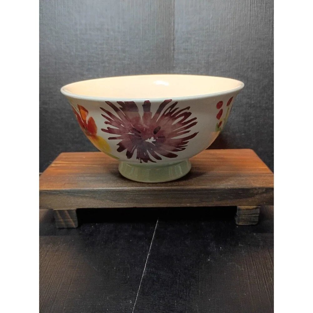 Threshold Corinna Floral Stoneware Soup Bowl 6